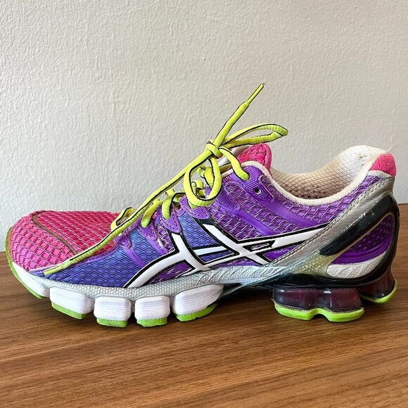 Asics Gel Kinsei 4, Mosaic Neon Multicolor, Size 8 - Picture 6 of 8